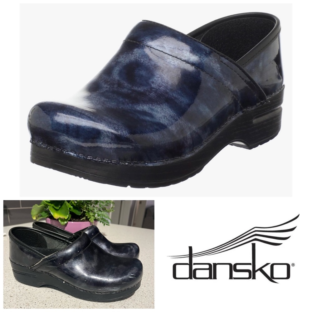 Dansko Women's Blue Clogs